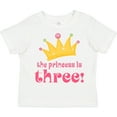 thumbnail image 3 of Inktastic 3rd Birthday Princess I'm Three Girls Toddler T-Shirt, 3 of 5