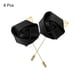 thumbnail image 3 of 6 Pcs Ramilletes de Rosa con Alfileres para Hombres Ceremonia de Boda Aniversario Cena Formal Fiesta Negra, 3 of 5