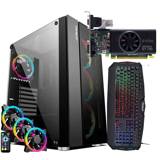 Computadora PC gamer Intel NUEVA Core I5 16GB RAM 960GB Disco solido Tarjeta de video GT730