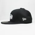 thumbnail image 3 of Duncan Yo-Yo Logo Fitted Baseball Cap - New Era Hat with Duncan Logo on Front and Underside of Brim (Black, 7 3/4"), 3 of 4