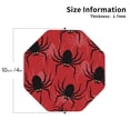 thumbnail image 2 of Kdxio Spider Funny Coasters,4 Pcs Leather Coasters,Housewarming Gifts,Protect Furniture from Water Marks Scratch and Damage, 2 of 6