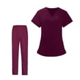 thumbnail image 3 of Uniforme de enfermera para mujer, pantalones de manga corta transpirables para SPA Beauty XXL jinwen uniforme de enfermera, 3 of 8