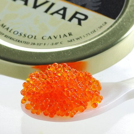 Tobiko Orange Flying Fish Sushi Roe Caviar 2 2 Lbs Walmart Com Walmart Com