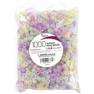 1000Pcs Glow in the Dark Pony Beads Mix 9 Colors Glow Pony Beads Luminous  Beads - Helia Beer Co