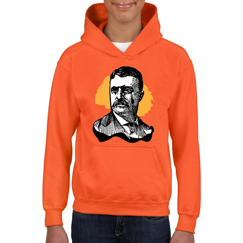 Normal is Boring - Youth American President Theodore Roosevelt Hoodie ...