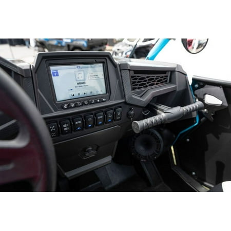 MB Quart - Polaris RZR (2014-current) 2 Speaker 400W Stage 2 Audio System - Integrates with Ride Command - Black