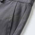 thumbnail image 6 of MIXUE Mens Shorts Summer Solid Color Elastic Waist Loose Fit Sports Beach Outdoor Activewear,Gray,XXXL, 6 of 9