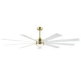 thumbnail image 2 of WINGBO  65/72 inch DC Motor Indoor Ceiling Fan with Light & Remote... 65 - Gold and White, 2 of 5