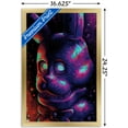 thumbnail image 3 of Five Nights at Freddy's - Neon Heat Wall Poster, 14.725" x 22.375" Framed, 3 of 5
