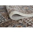 thumbnail image 3 of Traditional 2x3 Area Rug (2' x 3') Oriental Ivory, Blue Indoor Scatter Easy to Clean, 3 of 7