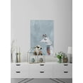 thumbnail image 3 of Fashion Power in Blue Floater Framed Painting Print on Canvas, 3 of 6