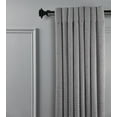 thumbnail image 4 of Linen Avenue Metal Square Single Window Curtain Rod Set, 28 to 48-inch, Matte Black, 4 of 5