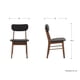 thumbnail image 3 of Silla Marcela nogal Estilo Retro Color Taupe Gaia Herbs Retro, 3 of 6