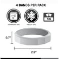 thumbnail image 7 of Masontops Tough Band - Regular Mouth Mason Jar Screw Bands - Superior Quality Plastic Replacement Ring Seals & Jar Covers, 7 of 7