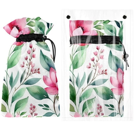 

Josid Floral Pattern Reusable Outdoor Faucet Insulation Covers Waterproof and Freeze-Resistant Spigot Protector Bags 2 Pack 11 x 6.9