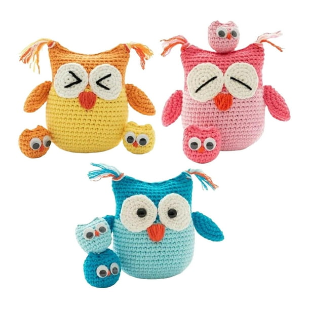 3x Débutant Crochet DIY Craft Starter Pack pour Enfants Adultes Cadeau  D'anniversaire 