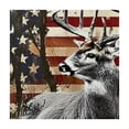 thumbnail image 4 of WYYP Deer Flag Trees Square Tablecloth Washable for Home Kitchen Outdoor Decoration 100% Polyester Fiber 36*36, 4 of 8