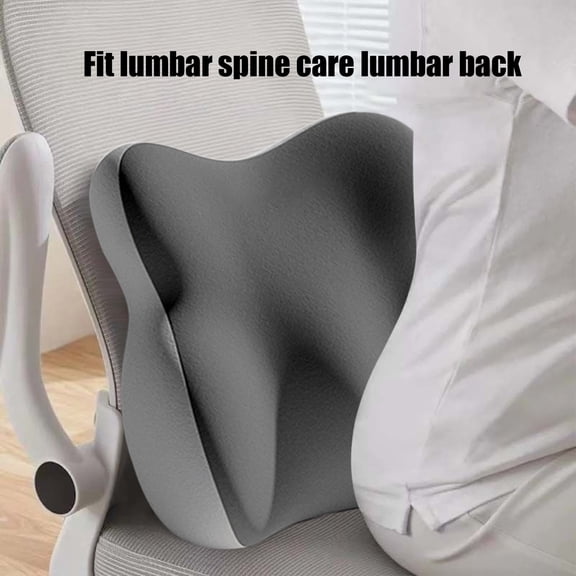 Yooshoverk Car Lumbar Support Pillow - Memory Foam Back Cushion with Breathable Mesh Cover, Universal Fit for Car Seats, Office Chairs, Relieves Driving Fatigue