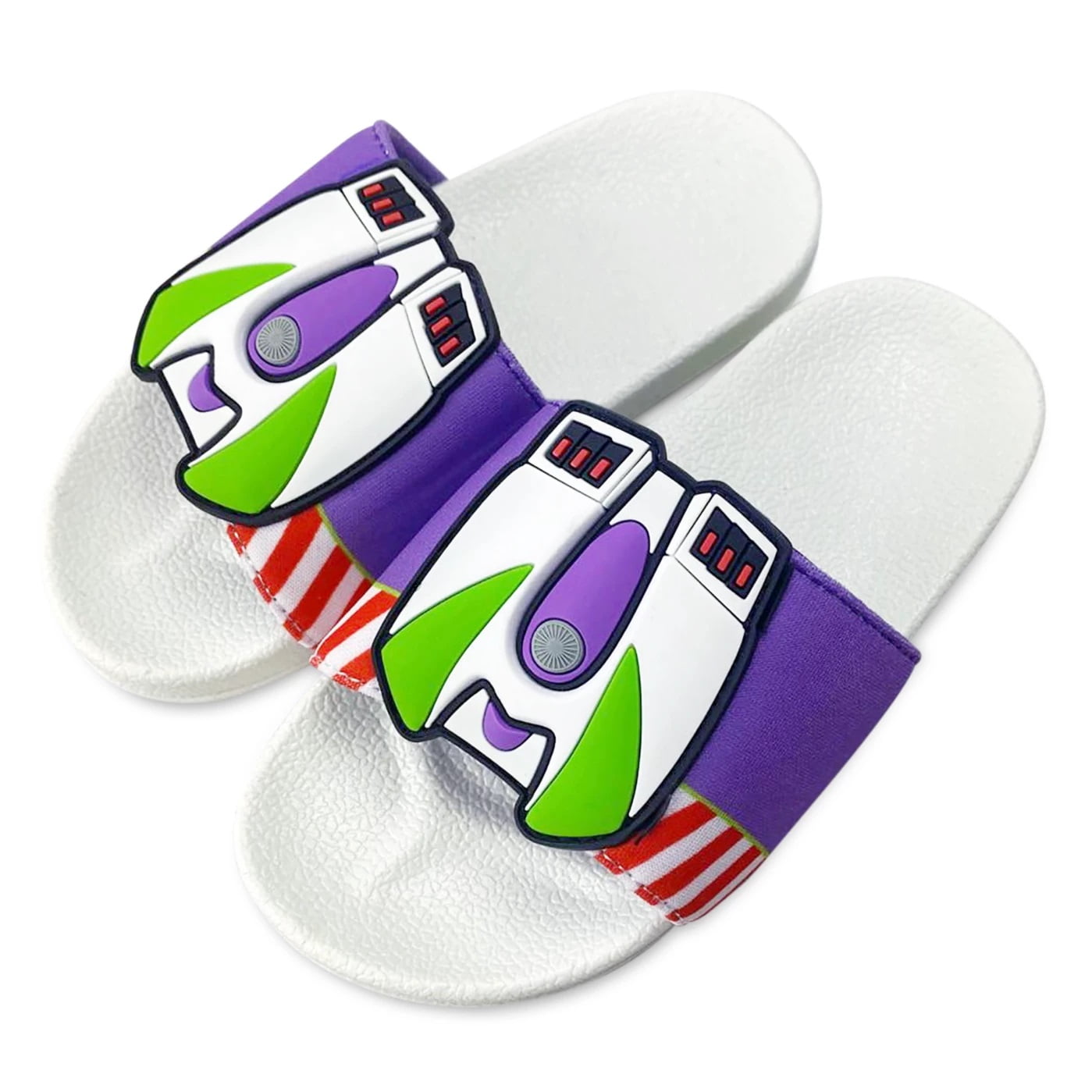 Disney Store Buzz Lightyear Toy Story Slides Flip Flops for Kids Size
