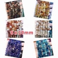 thumbnail image 2 of 1 strand 8x10mm natural dragon vein crackle agate nugget beads – irregular gemstone strand for DIY jewelry making, bracelet & necklace supplies, 2 of 2