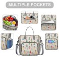 thumbnail image 2 of Beige Princess Flower Pattern Womens Lunch Box for Work,Insulated Large Lunch Bag for Tween and Teen,Loncheras Para Mujer,Leakproof Adult Lunch Bag for Work,Beach,Travel,Picnic,Camping, 2 of 7