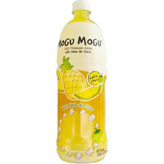 MOGU MOGU PINEAPPLE WITH COCO, 33.8 FL OZ.