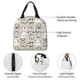 thumbnail image 2 of Kdxio Puppy Print Insulated Lunch Bag,Reusable Tote Lunch Box for Women Men,Leakproof Cooler Lunch Bags for Work Office Travel Picnic, 2 of 6