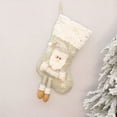 thumbnail image 2 of Christmas Stockings Large Christmas Stockings White Christmas Stockings for Family Kids Luxury Christmas Decoration for Xmas Holiday Party Home Fireplace Hanging, 2 of 2