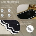 thumbnail image 6 of 100% Cotton Softness & Absorbency: Made from premium cotton, this bath rug offers plush softness and excellent moisture absorption, keeping your bathroom floor dry and cozy., 6 of 9