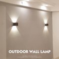 thumbnail image 1 of Lámpara de pared LED para pasillo de villa (inducción de cuerpo humano de luz blanca negra 10W), 1 of 7