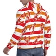 thumbnail image 6 of Haiem Red Lobster Patterned Men's Hoodie with Kangaroo Pocket - Ideal Pullover Sweatshirt for Daily Wear, Travel, and Home-XX-Large, 6 of 7