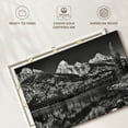 thumbnail image 6 of Elephant Stock Scenic Grand Teton Wall Art - Horizontal Canvas Wall Art - Living Room Wall Decor - Nature Canvas - Black And Gray Decor By Gordon Semmens - 24" x 16", 6 of 8