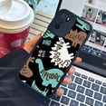 thumbnail image 4 of Exprese su personalidad: carcasa de teléfono plateada de doble capa mate con estampado de dibujos animados creativos para iPhone 15 Pro Max 14 13 12 Pro 11, 4 of 4