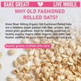 thumbnail image 3 of Great River Milling Organic Old Fashioned Rolled Oats  Gluten Free Whole Grain, USDA Organic, Non-GMO, Kosher  Hearty Texture for Oatmeal, Granola, Cookies, Baking & Meal Prep  5 Lb, 3 of 9
