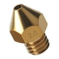 thumbnail image 3 of 3D Printer Nozzle Brass Extruder Nozzle Replacement Consumable 3D Printer Nozzle Consumable Printer Accessory, 2mm/3mm, 3 of 6