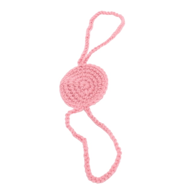 Hand Knitted Nose Warmer Cotton Nose Cover with Rope Design Unisex Multifunctional Nose Protector for Skiing, Snowboarding, Running, for Winter Outdoors Activities