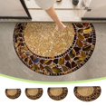 thumbnail image 1 of Felpudo de puerta de entrada | Alfombra de suelo de baño | Poliéster absorbente de secado rápido | Suave antideslizante | Interior, Exterior | Multicolor | Fácil de limpiar | 60x90cm | Decoración, 1 of 5