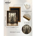 thumbnail image 4 of Decoración mural en Simsea, árbol de Navidad vintage, 30 x 40 cm, 4 of 7