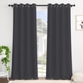 thumbnail image 4 of Tchckioa Blackout Curtains for Bedroom Living Room,Privacy Protection Grommet Window Drapes(Set of 2 42x63 Inch), 4 of 6