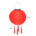 thumbnail image 4 of Lámpara Linterna solar LED de 12 pulgadas impermeable para colgar al aire libre globo de luz (rojo) Ndcxsfigh  Para estrenar, 4 of 9