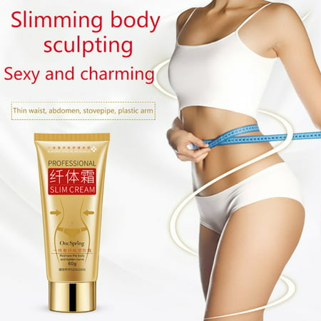 60g Cellulite Removal Cream Natural Slim Firming Body Cream, Anti Cellulite Slimming Fat Burner for Shaping Waist, Abdomen and