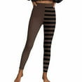 thumbnail image 7 of Guluxicc Striped Leggings for Women Stretch Tummy Control High Rise Yoga Pants Halloween Leggings, 7 of 7