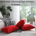 thumbnail image 3 of Pack de 2 fundas de almohada lumbares decorativas de pana a rayas fundas de cojín rectangulares fundas de almohada de sofá rectangulares Vhermosa CZJJ-ZC20-17, 3 of 5
