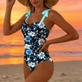 thumbnail image 7 of LYEAA Womens Bathing Suits One Piece Backless Swimsuits Belly Control Swimming Sets Summer Vacation Swimwear, 7 of 7