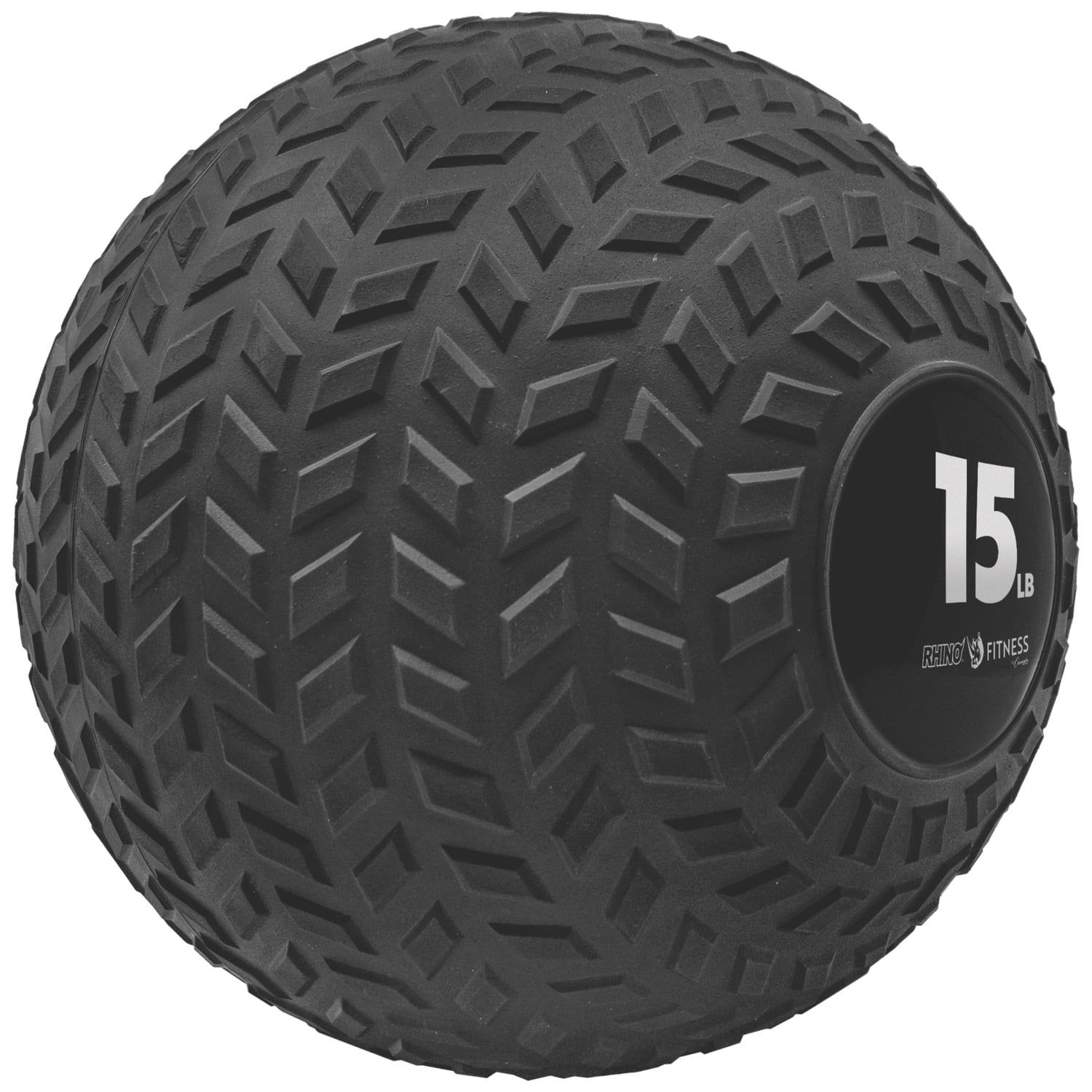 Champion Sports Rhino Fitness Slam Ball, 15 Pounds, Black