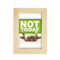thumbnail image 1 of Dog Sign Upside Art Deco Fashion Desktop Display Photo Frame Picture Art Painting 5x7 inch, 1 of 3
