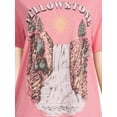 thumbnail image 5 of Time and Tru Women's Short Sleeve Destination Graphic Tee, 5 of 5