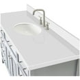 thumbnail image 7 of Ariel D061swqovo Kensington 61" Free Standing Single Oval Basin Vanity Set - White, 7 of 7