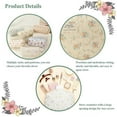 thumbnail image 3 of Makeup Cosmetic Bag 3 Pcs Cotton Quilted Makeup Bag for Women,A, 3 of 5