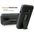 thumbnail image 2 of Case for Galaxy XCover FieldPro, Nakedcellphone [Black Tread] Slim Ribbed Hard Shell Cover [with Kickstand] for Samsung Galaxy XCover FieldPro (SM-G889A), 2 of 7
